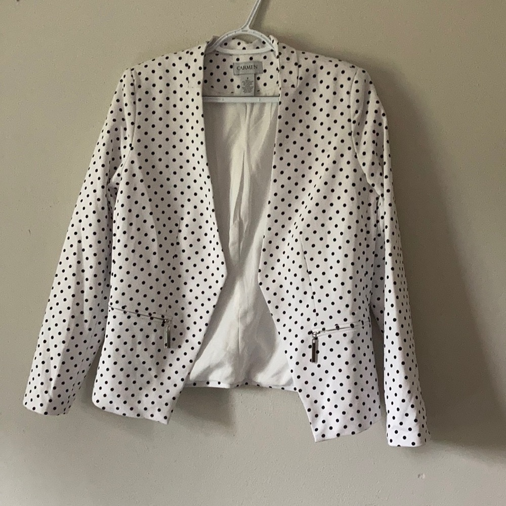 White polka dot Jacket